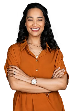 Mujer mostrando los resultados de Eslima — recuperación de figura, energía y autoestima sin dietas estrictas